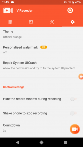 اسکرین شات برنامه Screen Recorder VRecorder Lite 6