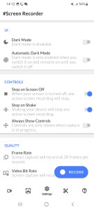 اسکرین شات 3 برنامه Screen Recorder