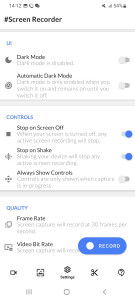 اسکرین شات برنامه Screen Recorder 3