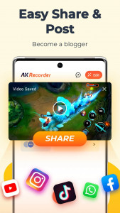 اسکرین شات برنامه Screen Recorder - AX Recorder 6