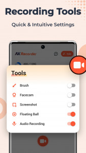 اسکرین شات برنامه Screen Recorder - AX Recorder 2