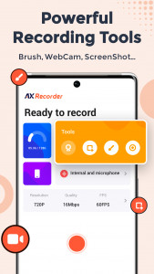 اسکرین شات برنامه Screen Recorder - AX Recorder 2