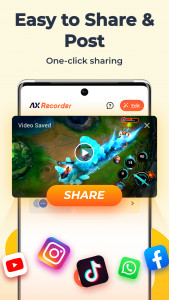 اسکرین شات برنامه Screen Recorder - AX Recorder 6