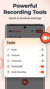 اسکرین شات برنامه Screen Recorder - AX Recorder 2