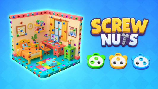 اسکرین شات 3 بازی Screw Nuts - 3D Screw Puzzle
