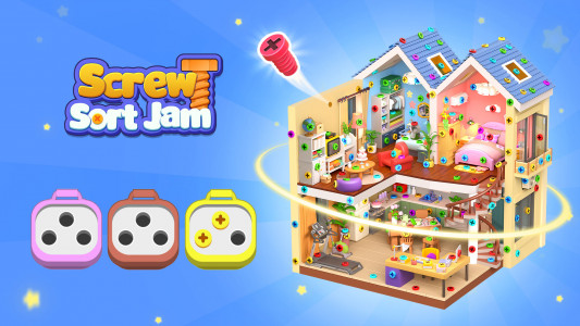 اسکرین شات 2 بازی Screw Sort Jam™ - Screw 3d