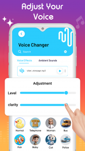 اسکرین شات برنامه Girl Voice Changer and Effects 5