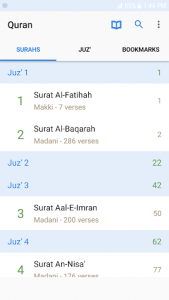 اسکرین شات برنامه Holy Quran: MP3 Audio offline & Read Tafsir 1