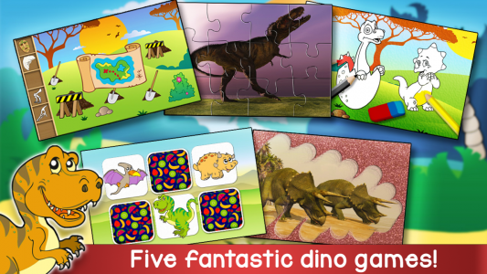 اسکرین شات بازی Kids Dinosaur Adventure Game 1
