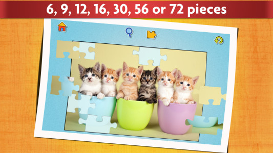 اسکرین شات 3 بازی Cats Jigsaw Puzzle Game Kids