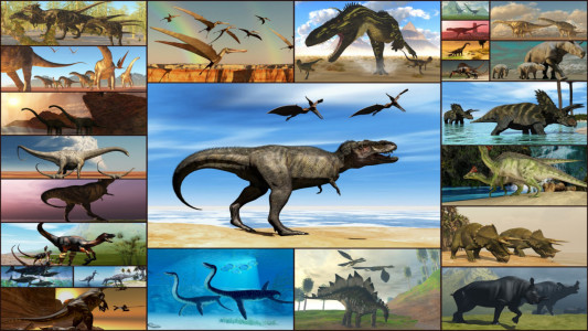 اسکرین شات بازی Dinosaurs Jigsaw Puzzles Game 1