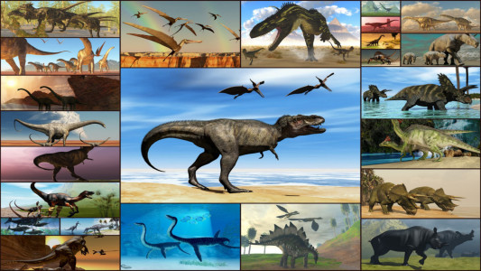 اسکرین شات 1 بازی Dinosaurs Jigsaw Puzzles Game