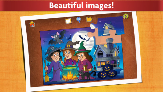 اسکرین شات 5 بازی Kids Halloween Jigsaw Puzzles