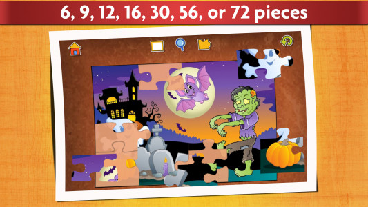 اسکرین شات بازی Kids Halloween Jigsaw Puzzles 2