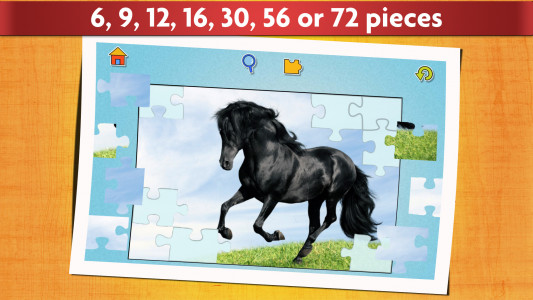 اسکرین شات بازی Horse Jigsaw Puzzles Game Kids 3