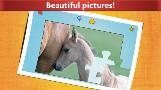 اسکرین شات 5 بازی Horse Jigsaw Puzzles Game Kids