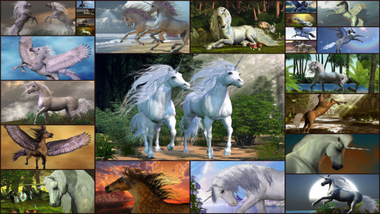اسکرین شات 1 بازی Unicorn Jigsaw Puzzle Kids
