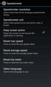 اسکرین شات برنامه Speedometer 5