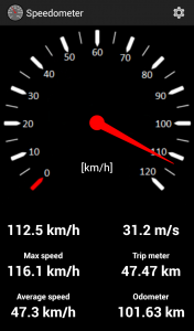اسکرین شات برنامه Speedometer 1