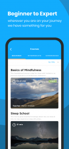 اسکرین شات برنامه The Mindfulness App 4