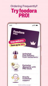 اسکرین شات 6 برنامه foodora: Food & Groceries