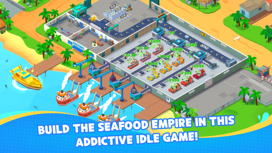 اسکرین شات بازی Seafood Inc - Tycoon, Idle 1