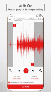 اسکرین شات برنامه Mstudio : Audio & Music Editor 3