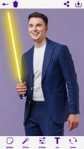 اسکرین شات 4 برنامه LightSaber: Photo Editor