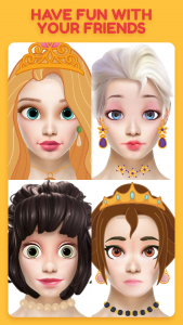 اسکرین شات برنامه Toon app - princess camera 6