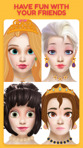 اسکرین شات 6 برنامه Toon app - princess camera