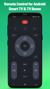 اسکرین شات 1 برنامه Remote Control for Android TV