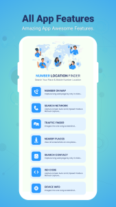 اسکرین شات 1 برنامه Mobile Number Location Tracker