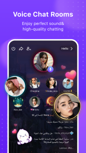 اسکرین شات 1 برنامه Hello Yo - Group Chat Rooms