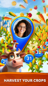 اسکرین شات 4 بازی Solitaire TriPeaks Farm