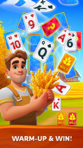 اسکرین شات 1 بازی Solitaire TriPeaks Farm