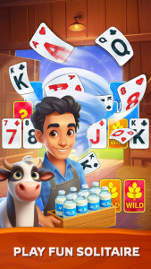 اسکرین شات 2 بازی Solitaire TriPeaks Farm