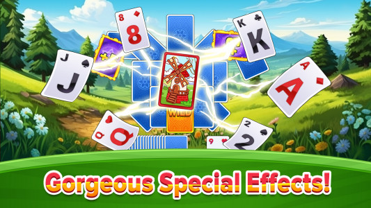اسکرین شات 2 بازی Solitaire TriPeaks Card