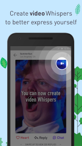 اسکرین شات برنامه Whisper 4