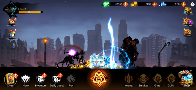اسکرین شات 5 بازی Shadow Lord: Legends Knight