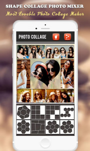 اسکرین شات برنامه 100+ Photo Shape Collage Mixer 1