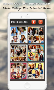 اسکرین شات برنامه 100+ Photo Shape Collage Mixer 6