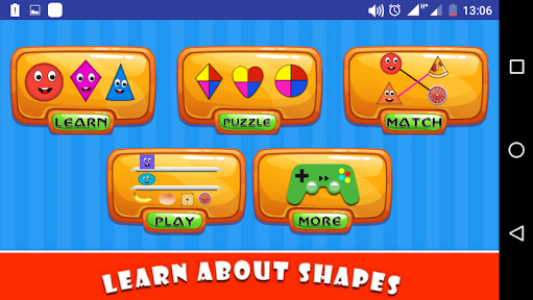 اسکرین شات برنامه Learn About Shapes 8