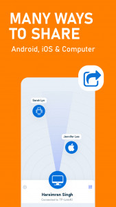 اسکرین شات 5 برنامه Share Pro : File Sender