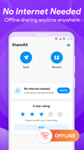 اسکرین شات 2 برنامه ShareAll: File Share &Transfer