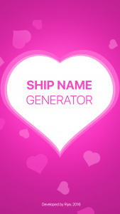 اسکرین شات 1 بازی Fandom Ship Names Generator