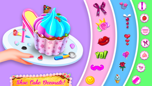 اسکرین شات 2 بازی Shoe Cake Maker - Cooking game