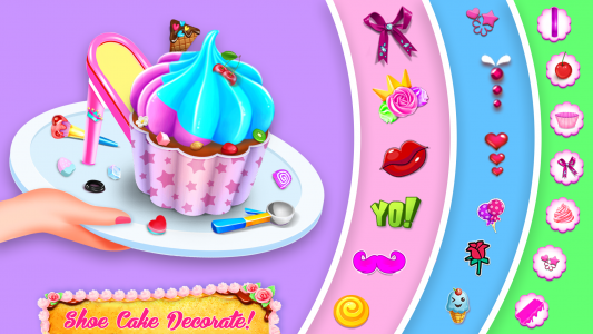 اسکرین شات 2 بازی Shoe Cake Maker - Cooking game