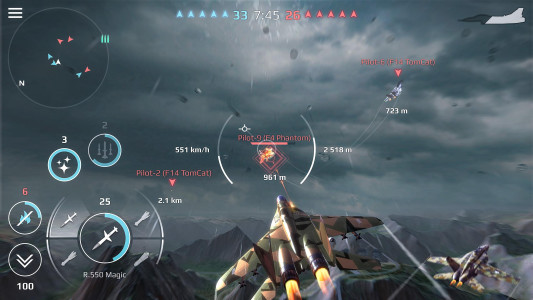 اسکرین شات 1 بازی Sky Combat: War Planes Online