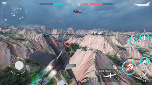 اسکرین شات بازی Sky Combat: war planes online simulator PVP 2
