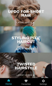 اسکرین شات 2 برنامه Short Hair Face Shape Guide